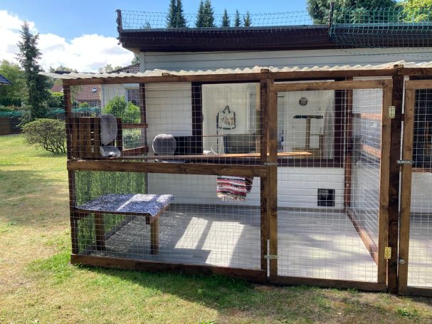 Katzenzimmer 4 Außengehege Katzenzimmer 4 Außengehege